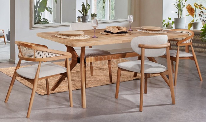 Cardiff Ahşap Yemek Masası Cardiff Ahşap Yemek Masası