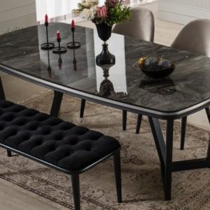 Tesla Silver Yemek Masası